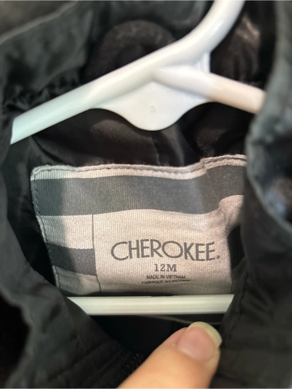 Cherokee Black Kids Toggle Pea Coat with Rope Closures 12 months